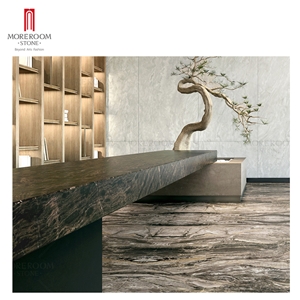 Brown Sintered Stone Marble Look Wall Tiles Floor Tiles