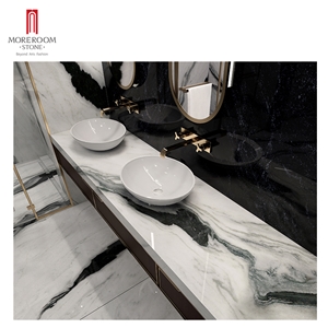 Panda White Marble Tiles Sintered Stone Tiles