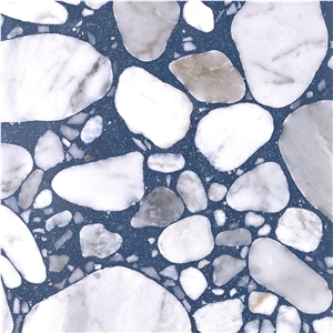 991 New Navy  Agglomerate Terrazzo Tiles & Slabs