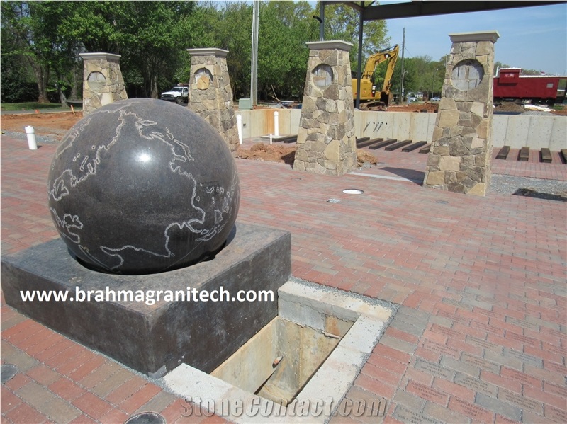 Revolving Ball Fountain, Rolling Ball, Floating Sphere