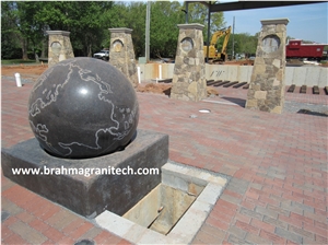 Revolving Ball Fountain, Rolling Ball, Floating Sphere