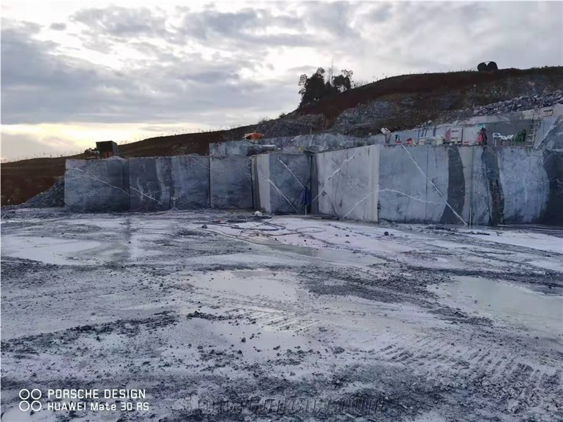 Black Grey Net St Laurent Grey Marble Quarry