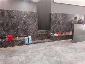 Black Grey Net St Laurent Grey Marble Quarry