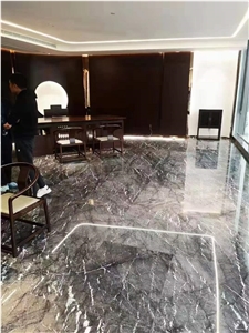 Black Grey Net St Laurent Grey Marble Quarry