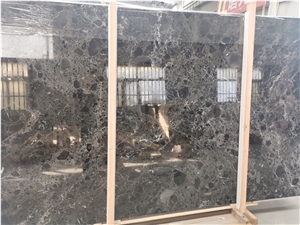 Natural Dark Gray Emperador Marble Quarry