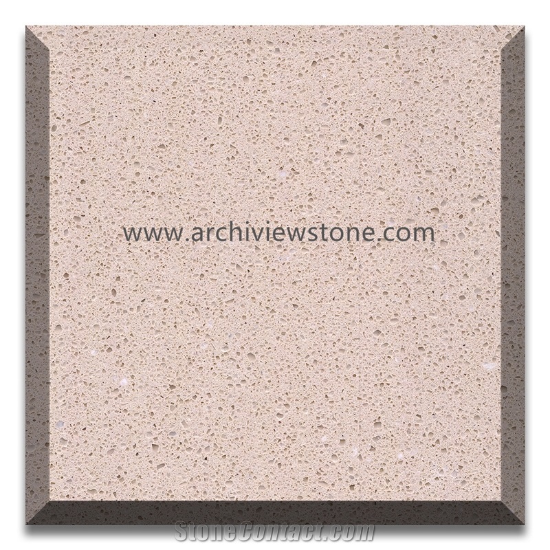 Beige Cream Cement Terrazzo Slabs Tiles