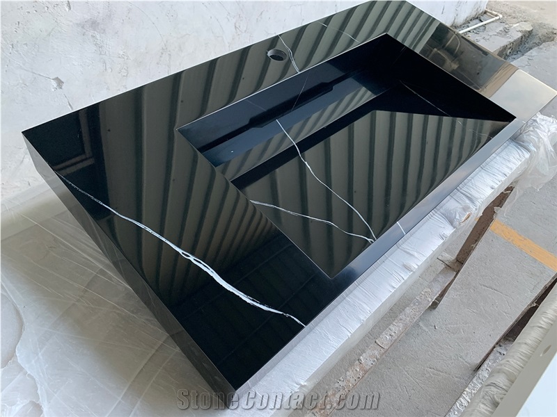 Calacatta Marble Pattern Acylic Solid Surface Countertop