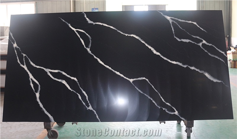 Nero Marquina Artificial Acylic Solid Surface Bath Countertop