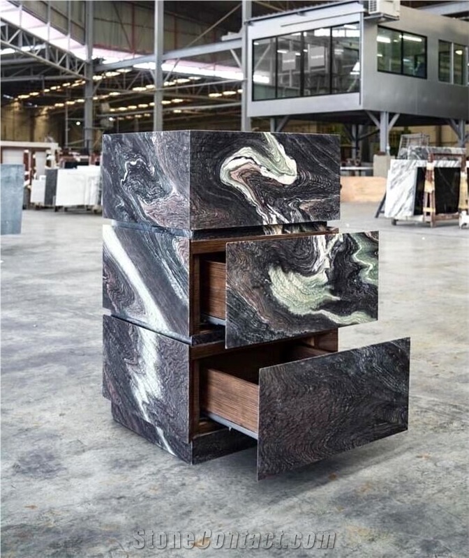 Cipollino Ondulato Marble Bar Top
