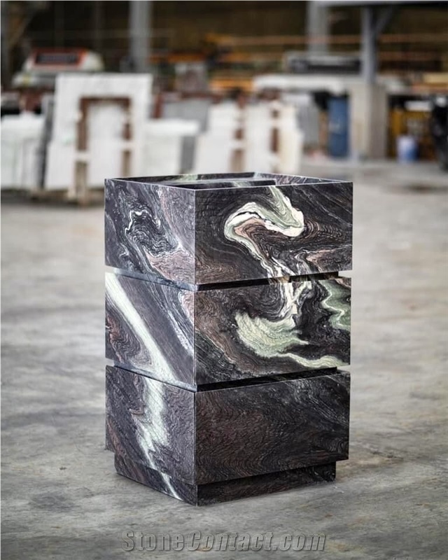 Cipollino Ondulato Marble Bar Top