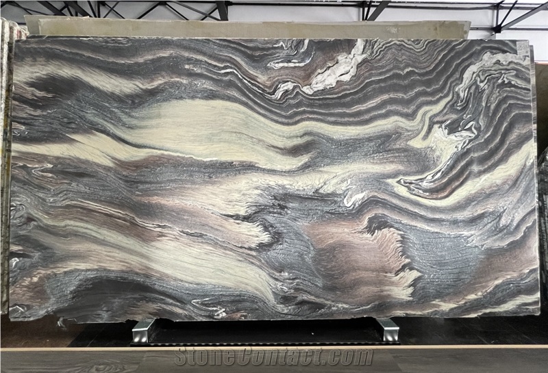 Cipollino Ondulato Marble Bar Top