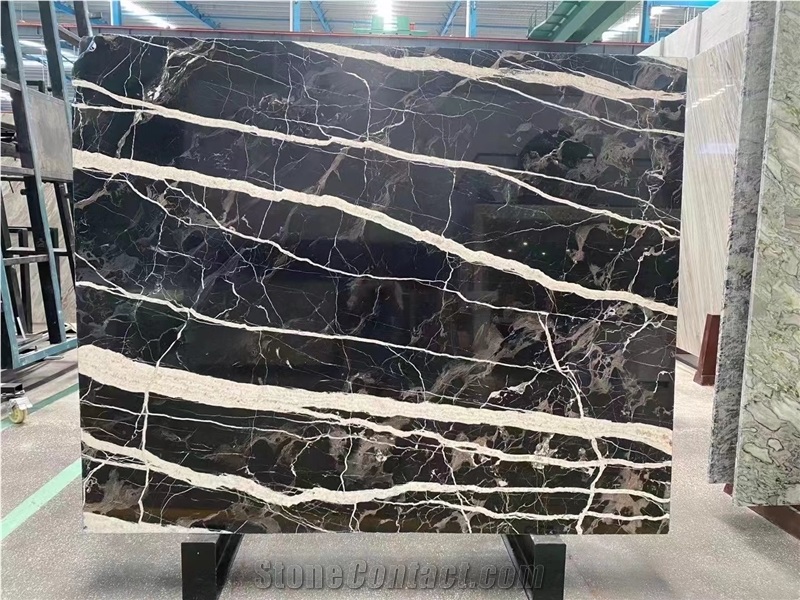 Dark Brown NOIR ST. LAURENT MARBLE