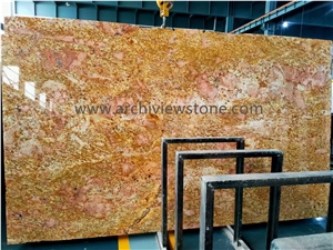 Golden Imperial Gold Granite Yellow Granite Slabs