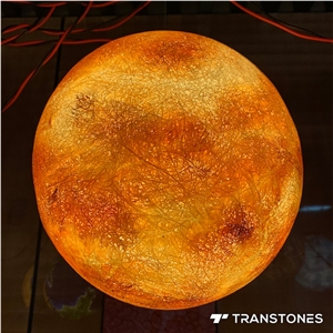 3D Night Light Lamp Translucent Onyx Chandelier F Baby Room
