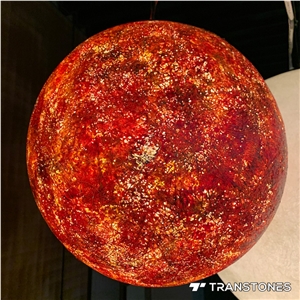 Artificial Onyx Slab Backlit Planets Lighting Lamps F Decor