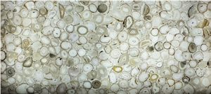 Large Agate Sheet Wall Panel White Agate Gemstoneslab
