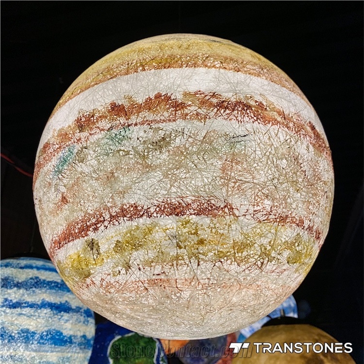 LED Lunar Lighting Lamp Backlit Slab Onyx For Chandelier