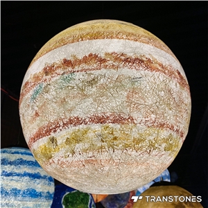 LED Lunar Lighting Lamp Backlit Slab Onyx For Chandelier