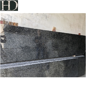 Angola Black Granite Stone Slabs & Tiles For Decoration