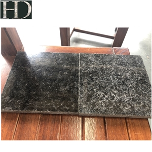 Angola Black Granite Stone Slabs & Tiles For Decoration