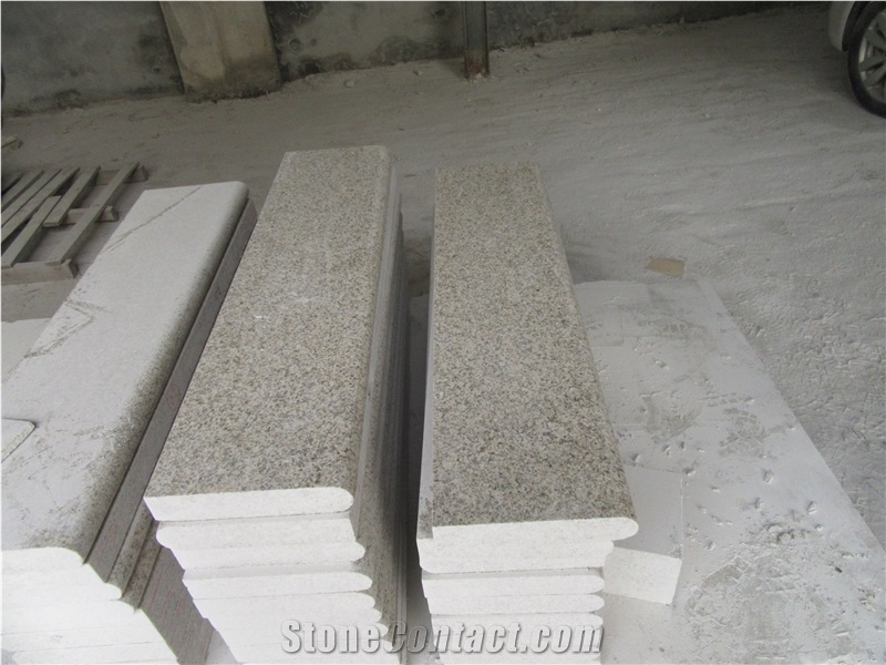 G682 Rusty Yellow Granite Stone Stair Tread Riser Tile Paver