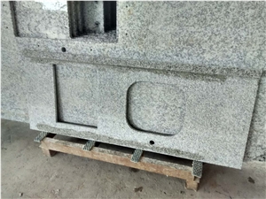 Polished G623 Granite, Steel Grey Kitchen Bartop