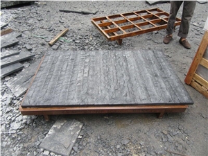 Split Surface/Mushroom Finish G654 Impala Black Granite Tile