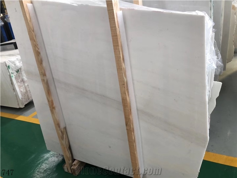 Bianco Venezia White Cream Slab Tile In China Stone Market