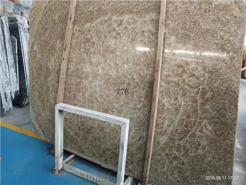 Carmel Onyx Rock Sugar Brown Onix Jade In China Stone Market