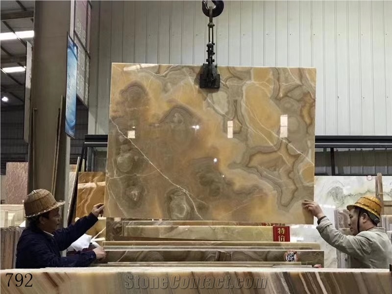 Coffee Onyx Brown Demirci Jade Slab In China Stone Market
