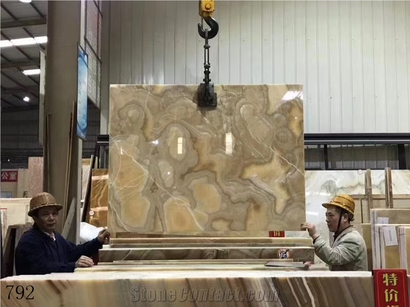 Coffee Onyx Brown Demirci Jade Slab In China Stone Market