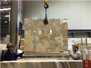 Coffee Onyx Brown Demirci Jade Slab In China Stone Market