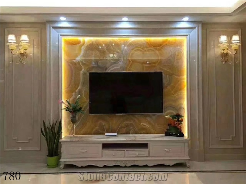 Mexico Onyx Pina Ananas Pineapple Yellow Onix Slab Wall Tile