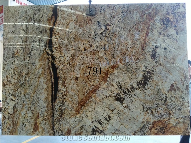 Snow Mountain Golden Slab Wall Tile In China Stoner Market
