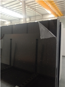 Artificial Quartz  Sparkle Black Quartz Bathroom Vanity Tops
