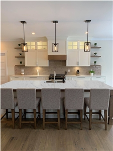 Artificial Quartz Stone Quartz Kitchen Island  Countertops