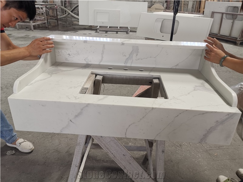 Calacatta 5007Delicato Crema Countertop & Quartz Stone