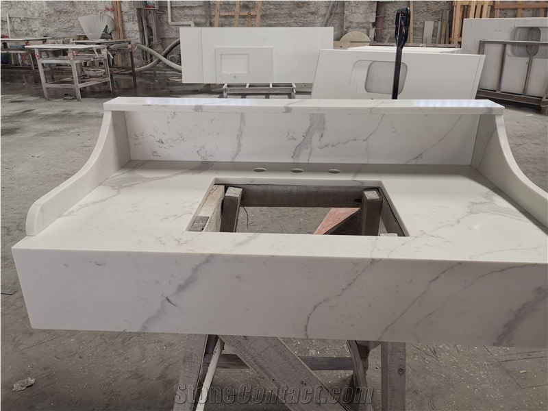 Calacatta 5007Delicato Crema Countertop & Quartz Stone