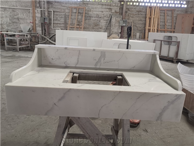 Calacatta 5007Delicato Crema Countertop & Quartz Stone