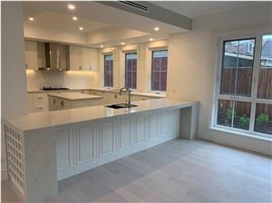 Kitchen Countertop Artificial Quartz Stone Island Countertop