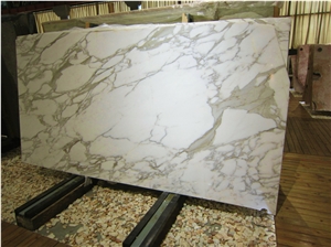 Calacatta Gold Marble Tile For Prefab Kitchen Countertops