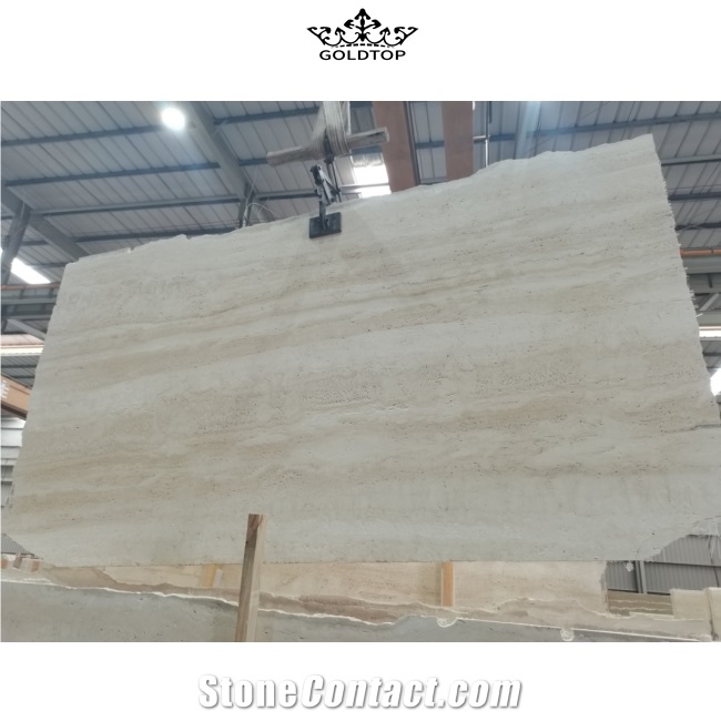 Classic Light Travertine Veincut - Mastic Filled&Honed Tile