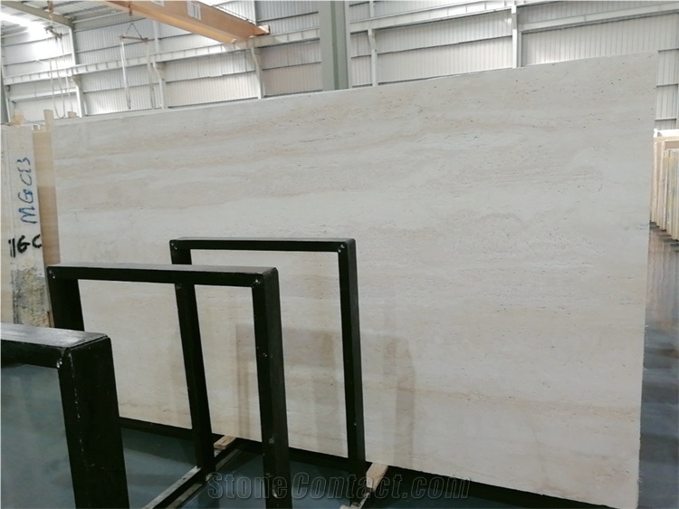 Classic Light Travertine Veincut - Mastic Filled&Honed Tile