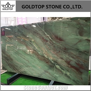 Quartzite Slab Black Grey Illusion Blue Quartzite
