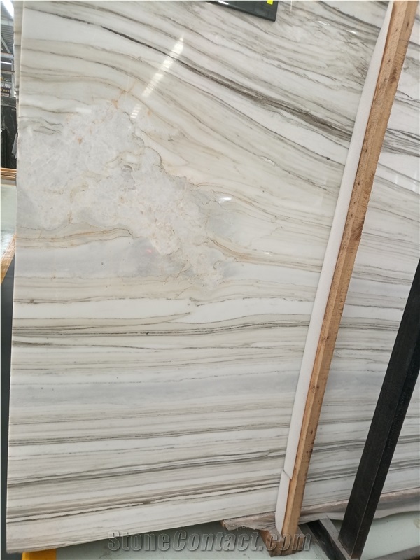 Marmara Equator Calacatta White Polish Marble Tiles Slabs