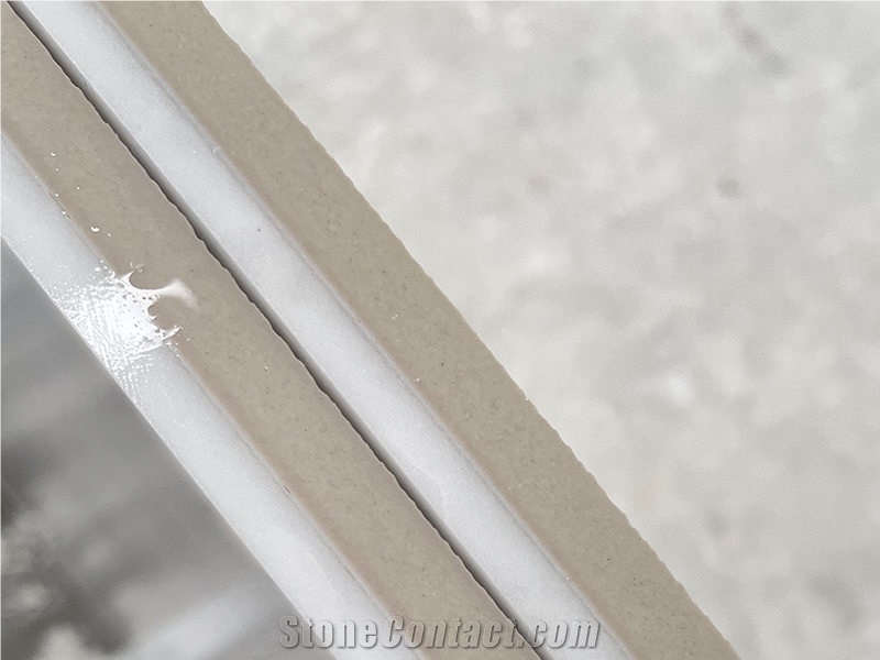 Ariston White Marble Laminated Ceramic Tiles Wall Cladding