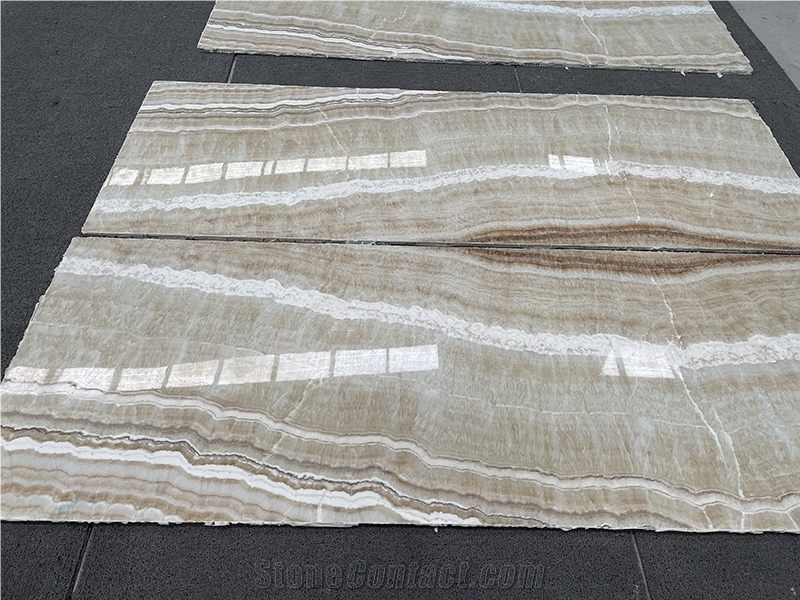 Beige Onyx Lightweight Panel For Wall Decor