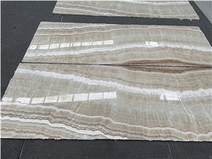 Beige Onyx Lightweight Panel For Wall Decor