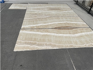Beige Onyx Lightweight Panel For Wall Decor