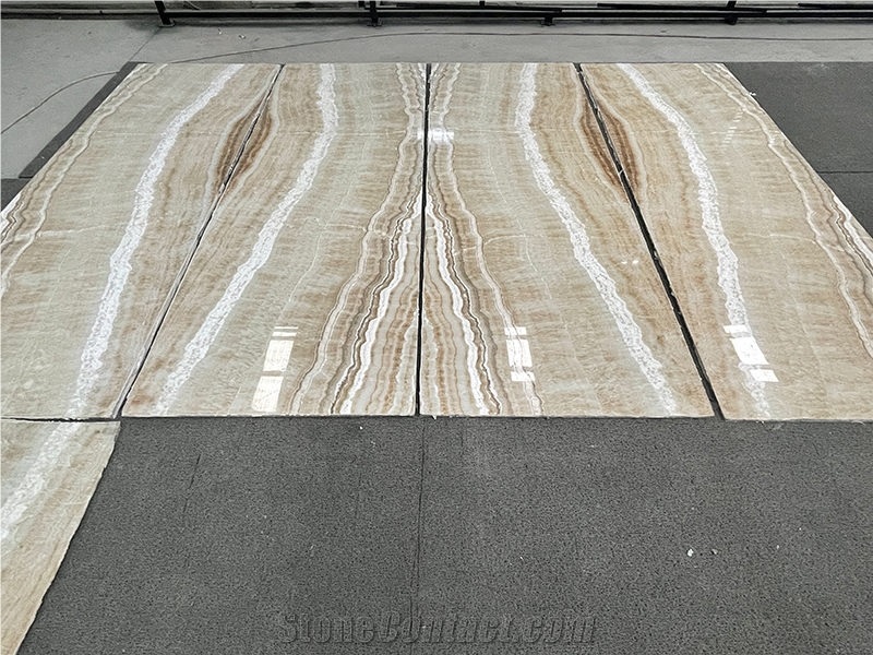 Beige Onyx Lightweight Panel For Wall Decor